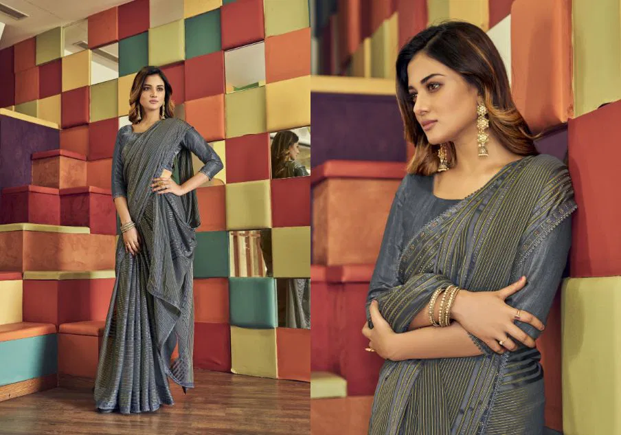 Ynf Swarna Casual Wear Viscose Weightless Viscose Lining Designer Saree Collection